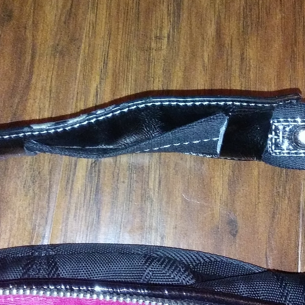 Black Coach monogram purse